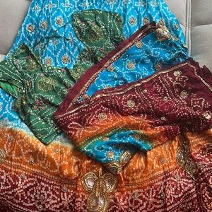 Chaniya choli; lehengha choli; Garba